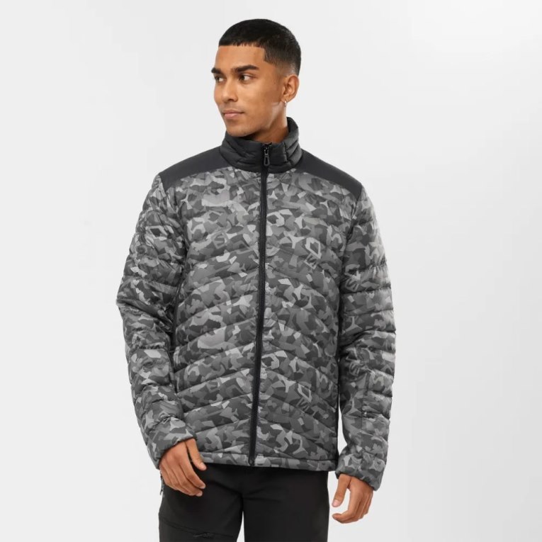 Chaquetas Aislantes Salomon Essential Xwarm Down Hombre Camuflados | MX LBAK047